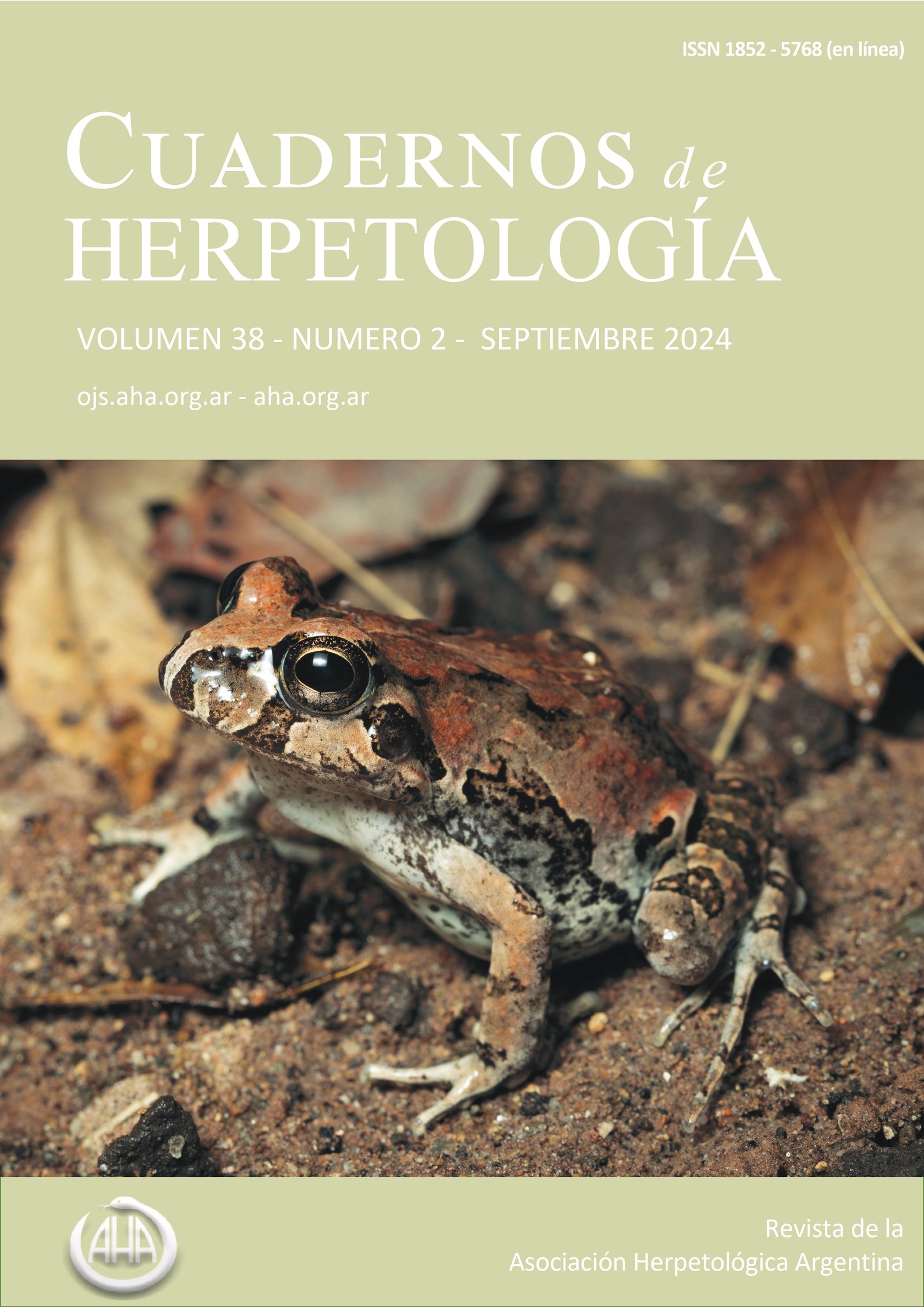 					Ver Vol. 38 Núm. 2 (2024): Cuadernos de Herpetología 
				